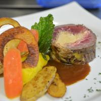 2.Filet de boeuf coeur de foie gras
