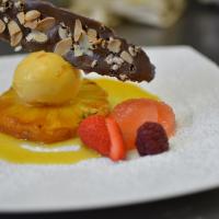 3.ananas roti au grand marnier
